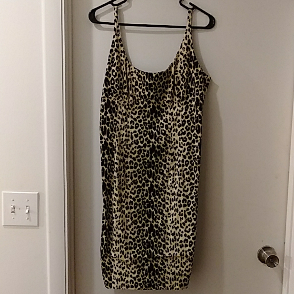 Leopard print dress
